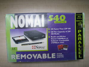 稀少美品　NOMAI製 リムーバブルディスク　MOMAI 540 ハードドライブ