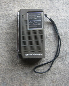 National Panasonic NSB1,2専用ラジオ R-188 内部点検清掃 新電池 受信動作確認品 12-22-1
