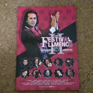 霜|フラメンコ パンフレット 第2回フラメンコ・フェスティバル 2013