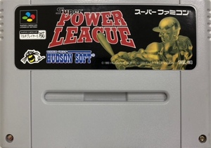 SFC　スーパーファミコン　Super POWER LEAGUE　スーパーパワーリーグ　ハドソン　ソフトのみ　動作確認済み　野球　スポーツ