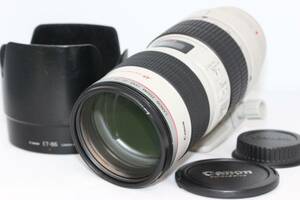 【極上美品　三脚座付】Canon キヤノン EF 70-200mm F2.8 L IS USM レンズ デジタル一眼カメラ 白レンズ キャノン 動作確認済 