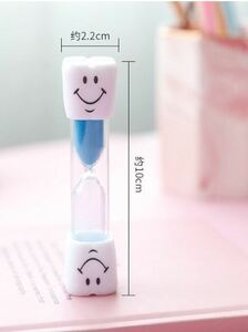 送料無料　砂時計 砂タイマー 3分計 可愛い 笑顔 タイマー 歯磨き　料理 サンドタイマー 贈り物 プラスチック　おもちゃ プレゼント