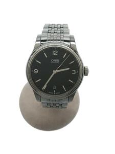 ORIS◆自動巻腕時計/アナログ/ステンレス/BLK/SLV/7578/20230806日差-17