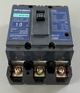 MITSUBISHI NO-FUSE BREAKER NF30-CS 10A