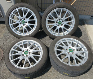 BBS RE5005 鍛造 17x7.0J +48 PCD 100/5H 215/45R17 プリウス30 (4本セット) 2020年15週生産 美品