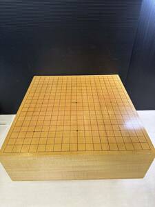 〇 囲碁 囲碁盤 碁盤 木製 厚み 約14cm 脚付 