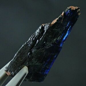 ビビアナイト BBZ207 ボリビア トモコニ鉱山産 1.1g サイズ約22mm×13mm×3mm 藍鉄鉱 パワーストーン 天然石 原石 ヴィヴィアナイト