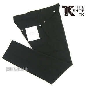 新品 春夏 ★ タケオキクチ THE SHOP TK　ストレッチツイル スキニーパンツ　L　黒 ブラック　チノパン