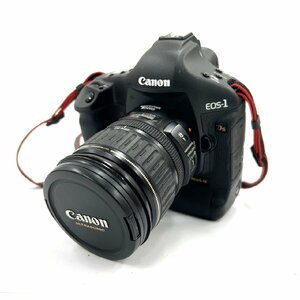 1円スタート Canon キャノン EOS-1 Ds Mark III DS126161 1:3.5-5.6 ボディ デジタル一眼レフカメラ ブラック 黒 レトロ 動作未確認