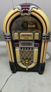 JUKE BOX/ジュークボックス　FM/AM/CDプレーヤー アンティーク サイズ大きいです　昭和レトロ　ビンテージ　直接引取可