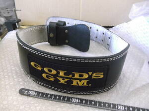 ゴールドジム GOLD`S GYM トレーニングベルト Mサイズ 約75~85cm用 現状渡し品 同梱不可
