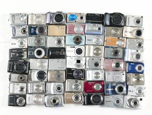 7 56点まとめ Canon Nikon Panasonic OLYMPUS IXY COOLPIX 他 コンパクトデジタルカメラ まとめ まとめて 大量 セット