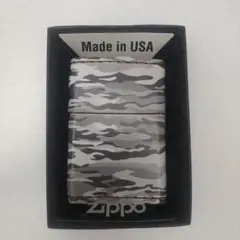Zippo カモフラージュデザイン 革巻き  オールレザー