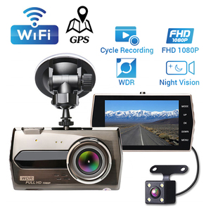 新商品 自動車 ドライブレコーダー ドラレコ カメラ 録画 DVRカーカメラ 4.0インチ フルHD 1080p リアビュー 駐車監視 ナイトビジョン GPS