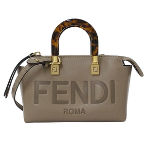 フェンディ FENDI バッグ レディース ブランド ハンドバッグ ショルダーバッグ 2way レザー バイザウェイ ミニ グレージュ 8BS067 ベージュ