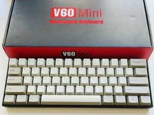 KBP V6O mini VIN-MX BROWN/E キースイッチ Cherry MX 茶軸　Vintage Non Backlit KBPV6000 キーボード