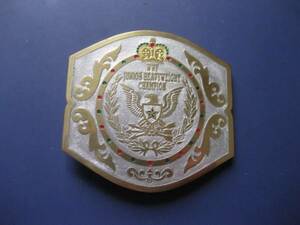 激レア WWFジュニアヘビー級チャンピオンベルトバックル