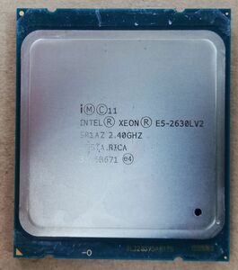 Intel Xeon E5-2630L v2 6コア/12スレッド 2.40GHz SR1AZ Ivy Bridge-EP LGA2011 670W 省電力サーバーなどに