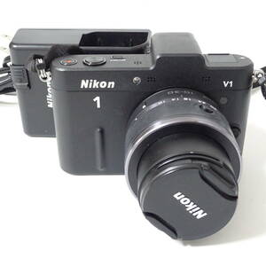 Nikon ニコン 1 V1 ミラーレス一眼レフカメラ ブラック 動作未確認 60サイズ発送 K-2611154-228-mrrz