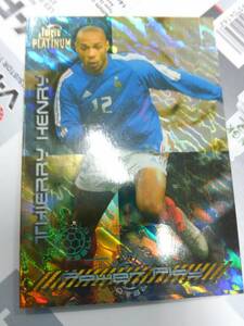 】Futera Platinum 2003 World Football】PP4/Thierry Henry●インサートカード