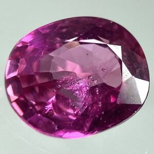 ☆天然ルビー0.508ct☆A 約5.2×4.3mm ルース 裸石 宝石 ジュエリー コランダム jewelry star ruby 