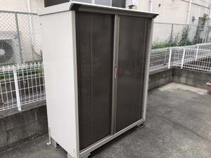 TAKUBO タクボ物置 H1,570×W1,340×D730mm 鍵付き 解体済み エリア限定 大阪市平野区発