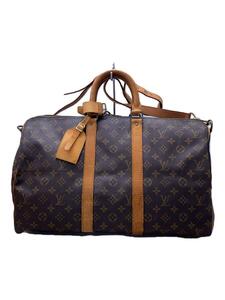 LOUIS VUITTON◆キーポル・バンドリエール45_モノグラム・キャンバス_BRW/PVC/BRW