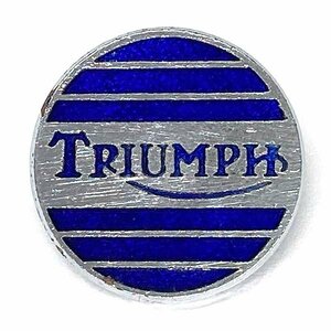 トライアンフ ビンテージ ロゴ ピンバッジ Triumph Vintage Logo Pin 英車 単車 バイク バイカー UK Biker Cafe Racer Caferacer