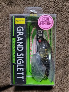 ★Megabass★Pagani GRAND SIGLETT FUR FINISH メガバス パガーニ グランドシグレ FF SMOKE 新品 Length 42.5mm Weight 1/4oz 虫ルアー