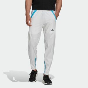 ★アディダス adidas 定価10450円 新品 メンズ ストレッチ トレーニング テーパード ロングパンツ 白 Lサイズ [HN0407-L] 四 弐★QWER★