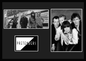 8種類!The Pretenders/プリテンダーズ/ROCK/ロックバンドグループ/証明書付きフレーム/BW/モノクロ/ディスプレイ (3-3W)