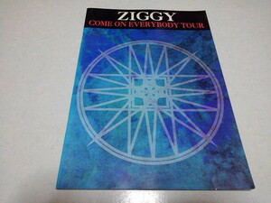 ■　ジギー ZIGGY　【　COME ON EVERYBODY 1992ツアーパンフレット　】　森重樹一　※管理番号 pa1056