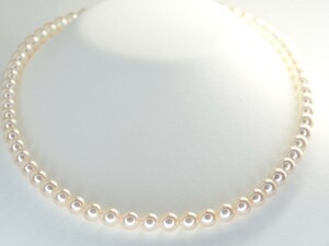 551 ブランドパール祭り！！田崎真珠　TASAKI　タサキ　極上良質天然アコヤ真珠ネックレス　パール6.5mm ～7.0mm珠　