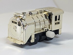 カプセルプラレール 　D51　金メッキ　機関車　中古品です　子供が遊んでいた物です　キズ、汚れ等あります