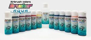■Brusherアクア エアブラシ専用水性ウレタン塗料 ベーシックカラー12色セット｜41