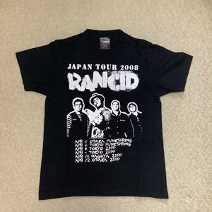 ★Tシャツ、RANCID、JAPANツアー2008、ロックT、古着★