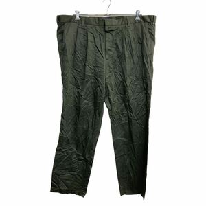 DOCKERS チノパン W46 ドッカーズ タックパンツ W46 ビッグサイズ オリーブグリーン 古着卸 アメリカ仕入 2303-587