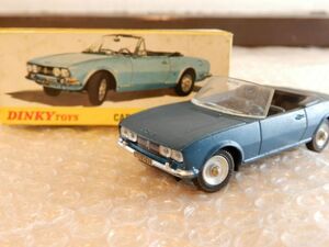 1円〜 中古品 DINKY TOYS / ディンキー 1423 CABRIOLET 504 PEUGEOT 当時物 箱付き ミニカー 現状渡し