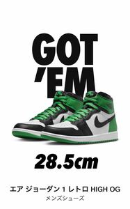 新品★28.5cm★SNKRS当選★NIKE AIR JORDAN 1 RETRO HIGH OG CELTICS★ナイキ エアジョーダン 1 レトロ ハイ OG セルティックス DZ5485-031