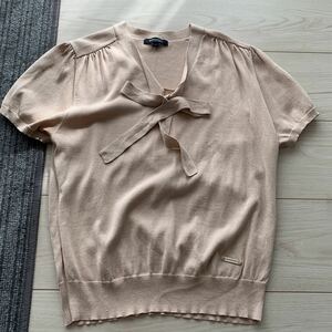 Burberry London 半袖ニット薄手 美品 2F