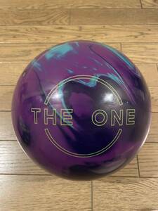 先着順　エボナイト　THE ONE ボウリングボール　エボナイト　15p 左用　中古　ザワン