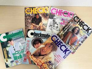 【雑誌】CHECK MATE 6冊 「1988年〜1994年 メンズファッション誌」