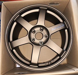 新品 RAYS VOLKRACING TE37SAGA 18インチ 9J +45 5/114.3 ブロンズ 4本セット 在庫あり 即納