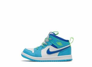 Nike TD Air Jordan 1 Mid SE "Sprite" 16cm DA8013-400