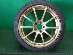 参 ADVAN ヨコハマ アドバンレーシング RS 18x8.5 PCD114.3 5穴 235/40ZR18 1本 社外 アルミホイール 35245 1X610