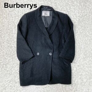 バーバリー Burberrys コート ジャケット ヴィンテージ ウール ブラック 15号 レディース B122326-71