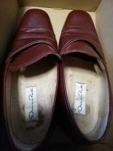 日本製　紳士靴　ビジネスシューズ　25,5cm EEE 　ブラウン　茶　靴底釘出てる箇所有り