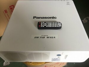 ●Panasonic PT-DW750JW プロジェクター 高輝度 7000ルーメン HDMI 使用時間：2879H 日本製　送料無料 [C0327W1]