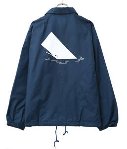 希少★新品本物【紺★3】★SPY HOP COACH JACKET スパイホップ コーチジャケ正規店購入 ディセンダント 限定 入手困難 DESCENDANT 20AWSPOT