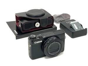 Canon Power shot G7X コンパクトデジタルカメラ 8.8-36.8mm 1:1.8-2.8 ケース・付属品あり 通電〇【CDAU5036】